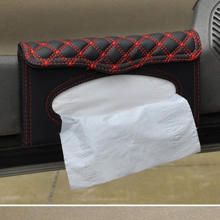 Soporte porta caja de pañuelos para auto